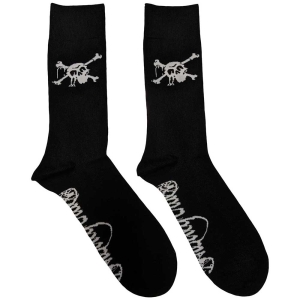 Motley Crue - Skull Uni Bl Socks (Eu 40-45) i gruppen MERCHANDISE / Merch / Metal hos Bengans Skivbutik AB (5536146)