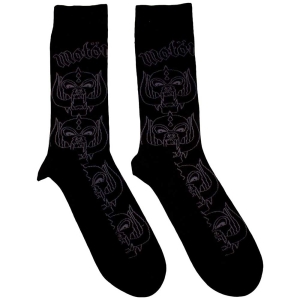 Motorhead - Warpig Outlines Uni Bl Socks (Eu 40-45) i gruppen MERCHANDISE / Merch / Metal hos Bengans Skivbutik AB (5536148)