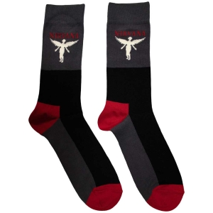 Nirvana - In Utero Uni Char Socks (Eu 39-45) i gruppen MERCHANDISE / Merch / Metal hos Bengans Skivbutik AB (5536161)