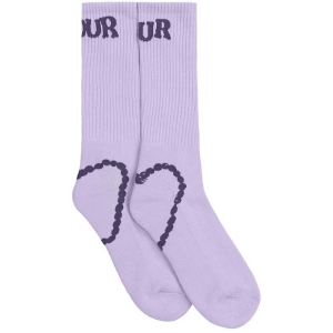 Olivia Rodrigo - Sour Uni Purp Socks (Onesize) i gruppen MERCHANDISE / Merch / Pop-Rock hos Bengans Skivbutik AB (5536164)