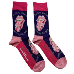 Rolling Stones - Uk Tongue Uni Purp Socks (Eu 40-45) i gruppen MERCHANDISE / Merch / Pop-Rock hos Bengans Skivbutik AB (5536197)