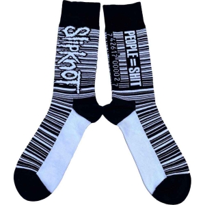 Slipknot - Barcode Uni Bl Socks (Eu 40-45) i gruppen MERCHANDISE / Merch / Metal hos Bengans Skivbutik AB (5536201)