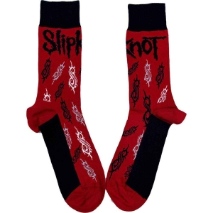 Slipknot - Tribal S Uni Red Socks (Eu 40-45) i gruppen MERCHANDISE / Merch / Metal hos Bengans Skivbutik AB (5536202)