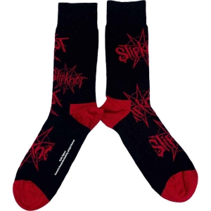 Slipknot - Logo & Nonagram Uni Bl Socks (Eu 40-45) i gruppen MERCHANDISE / Merch / Metal hos Bengans Skivbutik AB (5536203)