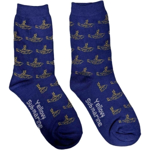 The Beatles - Yellow Submarinelht Blue Socks (Eu 40-45 i gruppen MERCHANDISE / Merch / Pop-Rock hos Bengans Skivbutik AB (5536216)