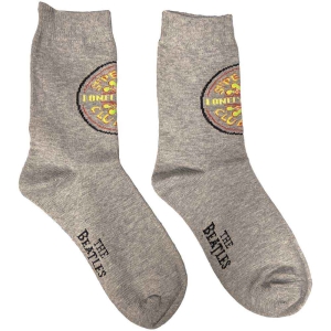 The Beatles - Sgt Pepper Lady Grey Socks (Eu 37-41) i gruppen MERCHANDISE / Merch / Pop-Rock hos Bengans Skivbutik AB (5536238)