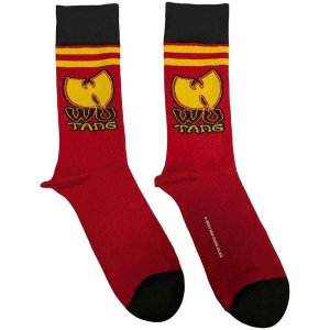 Wu-Tang Clan - Wu-Tang Stripes Red Socks (Eu 40-45) i gruppen MERCHANDISE / Merch / Hip Hop-Rap hos Bengans Skivbutik AB (5536261)