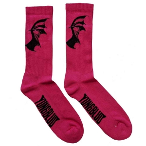 Yungblud - Life On Mars Tour Pink Socks (Eu 40-45) i gruppen MERCHANDISE / Merch / Pop-Rock hos Bengans Skivbutik AB (5536269)