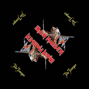 Iron Maiden - The Trooper Bandana i gruppen MERCHANDISE hos Bengans Skivbutik AB (5536300)