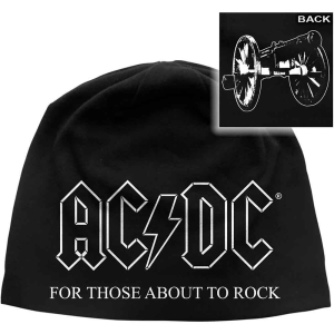 Ac/Dc - For Those About To Rock Jd Print Beanie i gruppen MERCHANDISE hos Bengans Skivbutik AB (5536352)