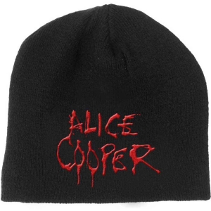 Alice Cooper - Dripping Logo Bl Beanie H i gruppen MERCHANDISE hos Bengans Skivbutik AB (5536355)