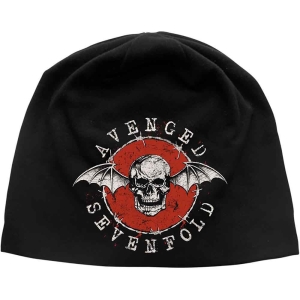 Avenged Sevenfold - Distressed Bat Jd Print Beanie H i gruppen MERCHANDISE hos Bengans Skivbutik AB (5536359)