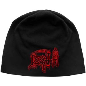 Death - Logo Jd Print Beanie H i gruppen MERCHANDISE hos Bengans Skivbutik AB (5536389)