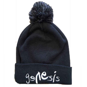 Genesis - Logo Bl Bobble Beanie H i gruppen MERCHANDISE hos Bengans Skivbutik AB (5536442)