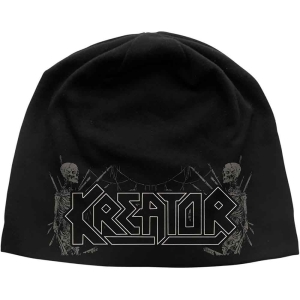 Kreator - Skull & Skeletons Jd Print Beanie H i gruppen MERCHANDISE / Merch / Metal hos Bengans Skivbutik AB (5536467)