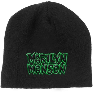 Marilyn Manson - Logo Bl Beanie H i gruppen MERCHANDISE hos Bengans Skivbutik AB (5536473)