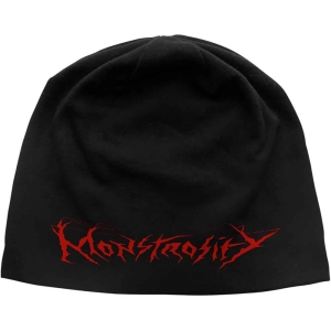 Monstrosity - Logo Jd Print Beanie H i gruppen MERCHANDISE hos Bengans Skivbutik AB (5536480)