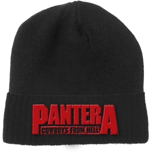 Pantera - Cowboys From Hell Bl Beanie H i gruppen MERCHANDISE / Merch / Metal hos Bengans Skivbutik AB (5536502)