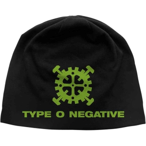 Type O Negative - Gear Logo Jd Print Beanie H i gruppen MERCHANDISE / Merch / Metal hos Bengans Skivbutik AB (5536556)