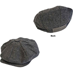 Peaky Blinders - By Order Grey Flat Cap: i gruppen MERCHANDISE hos Bengans Skivbutik AB (5536595)