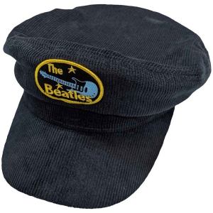 The Beatles - Oval Logo Navy Corduroy Hat: i gruppen MERCHANDISE hos Bengans Skivbutik AB (5536597)