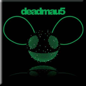 Deadmau5 - Green Head Magnet i gruppen MERCHANDISE hos Bengans Skivbutik AB (5536629)