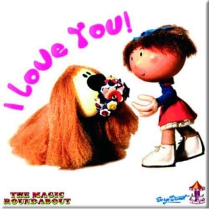 Magic Roundabout - Dougal & Florence Magnet i gruppen MERCHANDISE hos Bengans Skivbutik AB (5536668)