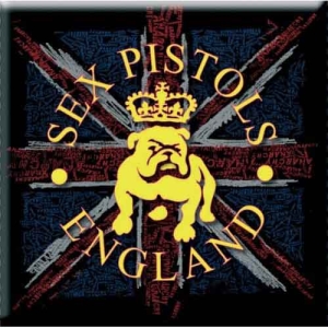 Sex Pistols - Bulldog & Flag Magnet i gruppen MERCHANDISE hos Bengans Skivbutik AB (5536686)