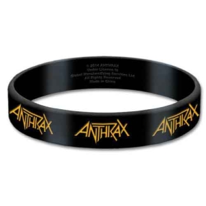 Anthrax - Logo Gum Wristband i gruppen MERCHANDISE / Merch / Metal hos Bengans Skivbutik AB (5536772)