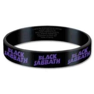 Black Sabbath - Logo Gum Wristband i gruppen MERCHANDISE / Merch / Metal hos Bengans Skivbutik AB (5536776)