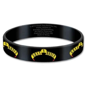 Guns N Roses - Logo Gum Wristband i gruppen MERCHANDISE / Merch / Metal hos Bengans Skivbutik AB (5536781)