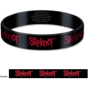 Slipknot - Logo Gum Wristband i gruppen MERCHANDISE / Merch / Metal hos Bengans Skivbutik AB (5536803)