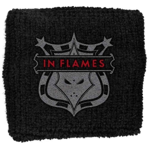 In Flames - Shield Embroidered Wristband Sweat i gruppen MERCHANDISE / Merch / Hårdrock,Svensk Musik hos Bengans Skivbutik AB (5536835)