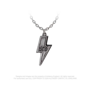 Ac/Dc - Pwr Up Flash Logo Pendant i gruppen MERCHANDISE hos Bengans Skivbutik AB (5536863)