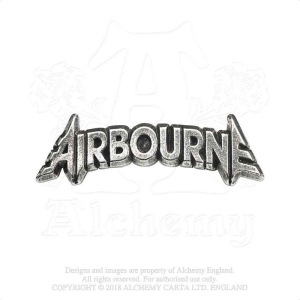 Airbourne - Lettering Logo Pin Badge i gruppen MERCHANDISE / Merch / Metal hos Bengans Skivbutik AB (5536866)