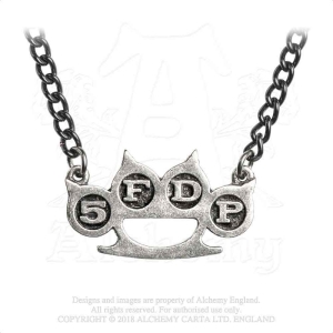 Five Finger Death Punch - Knuckle Duster Pendant i gruppen MERCHANDISE / Merch / Metal hos Bengans Skivbutik AB (5536876)