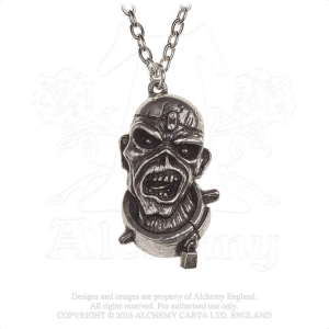 Iron Maiden - Piece Of Mind Eddie Pendant i gruppen MERCHANDISE / Merch / Metal hos Bengans Skivbutik AB (5536885)