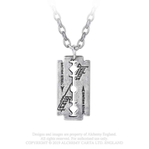 Judas Priest - Razor Blade Pendant i gruppen MERCHANDISE / Merch / Metal hos Bengans Skivbutik AB (5536886)