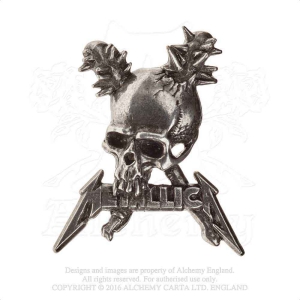 Metallica - Damage Inc. Skull Pin Badge i gruppen MERCHANDISE / Merch / Metal hos Bengans Skivbutik AB (5536891)