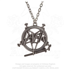 Slayer - Pentagram Logo Pendant i gruppen MERCHANDISE / Merch / Metal hos Bengans Skivbutik AB (5536909)