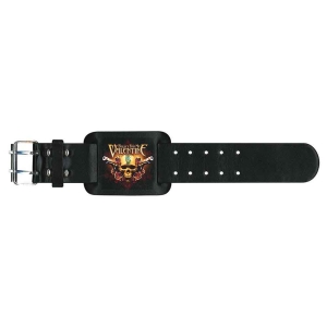 Bullet For My Valentine - Two Pistols Leather Wriststrap i gruppen MERCHANDISE hos Bengans Skivbutik AB (5536916)