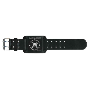 Iron Maiden - The Final Frontier Leather Wriststrap i gruppen MERCHANDISE / Merch / Metal hos Bengans Skivbutik AB (5536925)