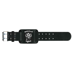 Motorhead - England Leather Wriststrap i gruppen MERCHANDISE / Merch / Metal hos Bengans Skivbutik AB (5536928)