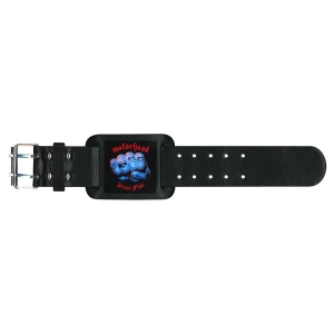 Motorhead - Iron Fist Leather Wriststrap i gruppen MERCHANDISE hos Bengans Skivbutik AB (5536931)