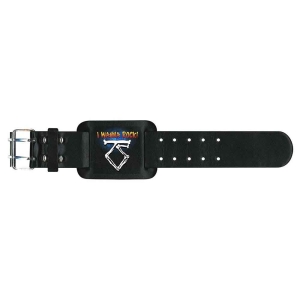 Twisted Sister - I Wanna Rock! Leather Wriststrap i gruppen MERCHANDISE hos Bengans Skivbutik AB (5536939)