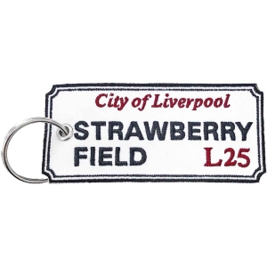 Rock Off - Strawberry Field Liverpool Sign Woven Pa i gruppen MERCHANDISE hos Bengans Skivbutik AB (5536962)