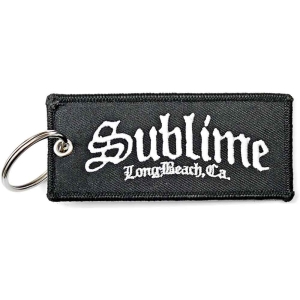 Sublime - Ca Logo Woven Patch Keychain i gruppen MERCHANDISE hos Bengans Skivbutik AB (5536969)