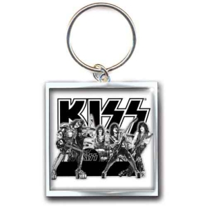 Kiss - Graphite Band Metal Keychain i gruppen MERCHANDISE / Merch / Metal hos Bengans Skivbutik AB (5537040)