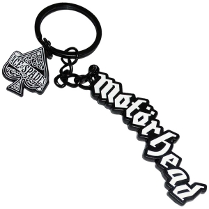 Motorhead - Logo Ace Of Spades Charm Keychain i gruppen MERCHANDISE / Merch / Metal hos Bengans Skivbutik AB (5537062)