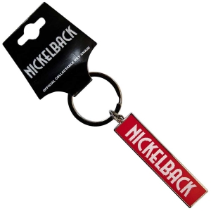 Nickelback - White Logo Red Keychain i gruppen VI TIPSER / Nyankommet Merch / Juni hos Bengans Skivbutik AB (5537068)